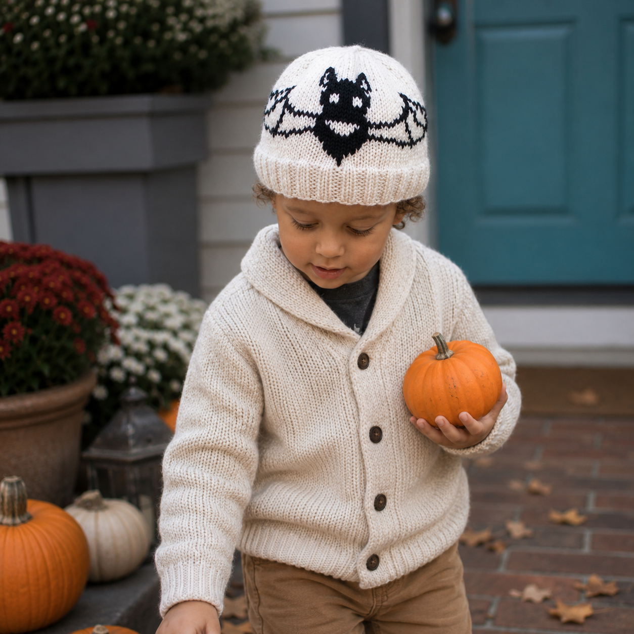 Toddler Bat Hat Knitting Pattern