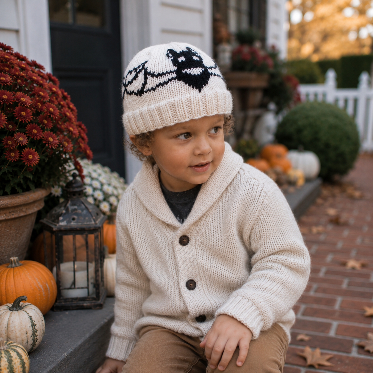 Toddler Bat Hat Knitting Pattern