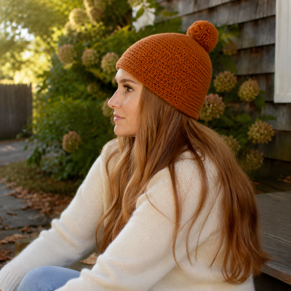 Beginner Hat Crochet Pattern for Women
