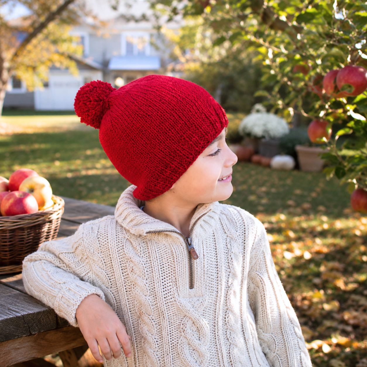 Beginner Kids Hat Knitting Pattern