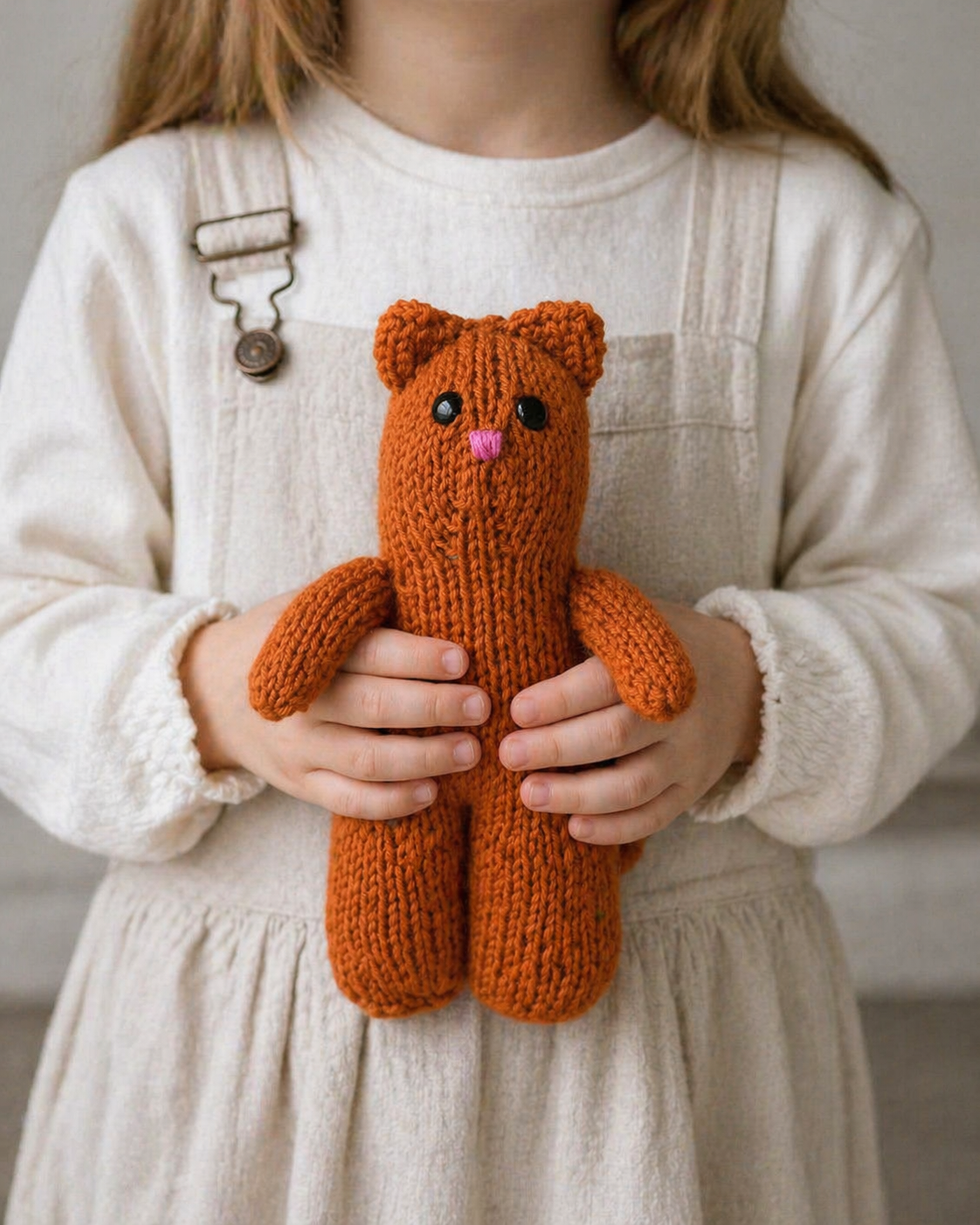Beginner Flat Knit Cat Knitting Pattern