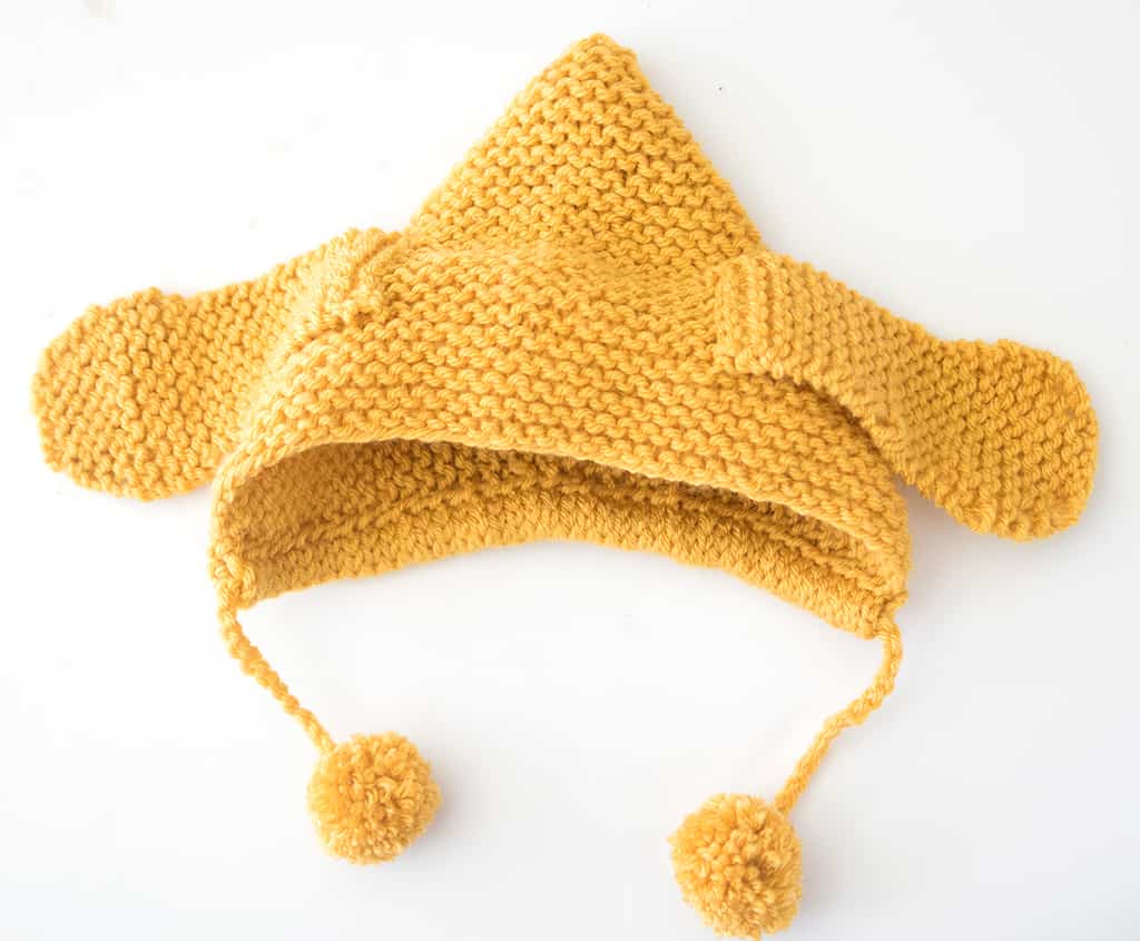 Baby Bunny Bonnet Knitting Pattern