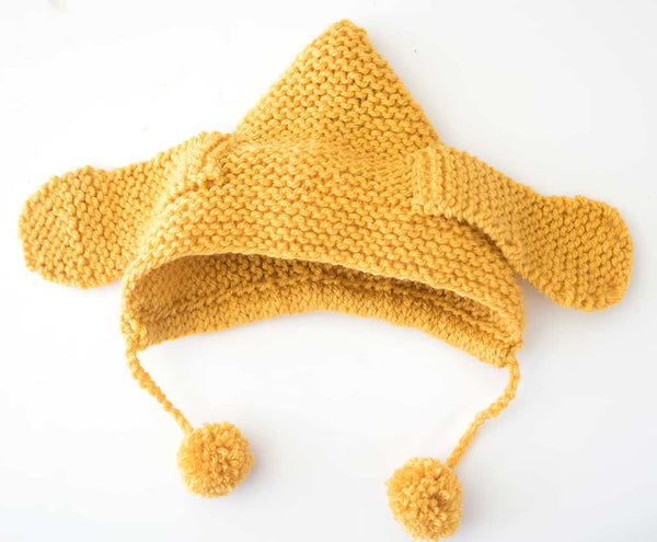 Baby Bunny Bonnet Knitting Pattern
