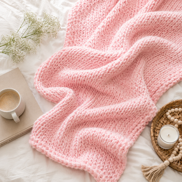Chunky Throw Knitting Pattern