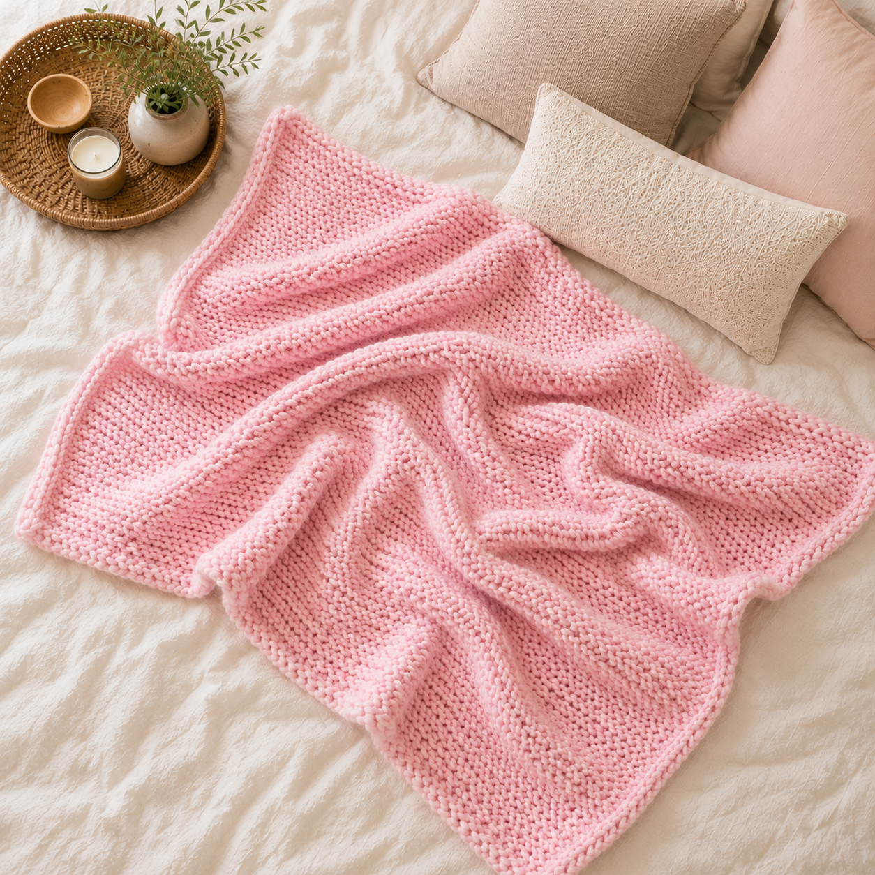 Chunky Throw Knitting Pattern
