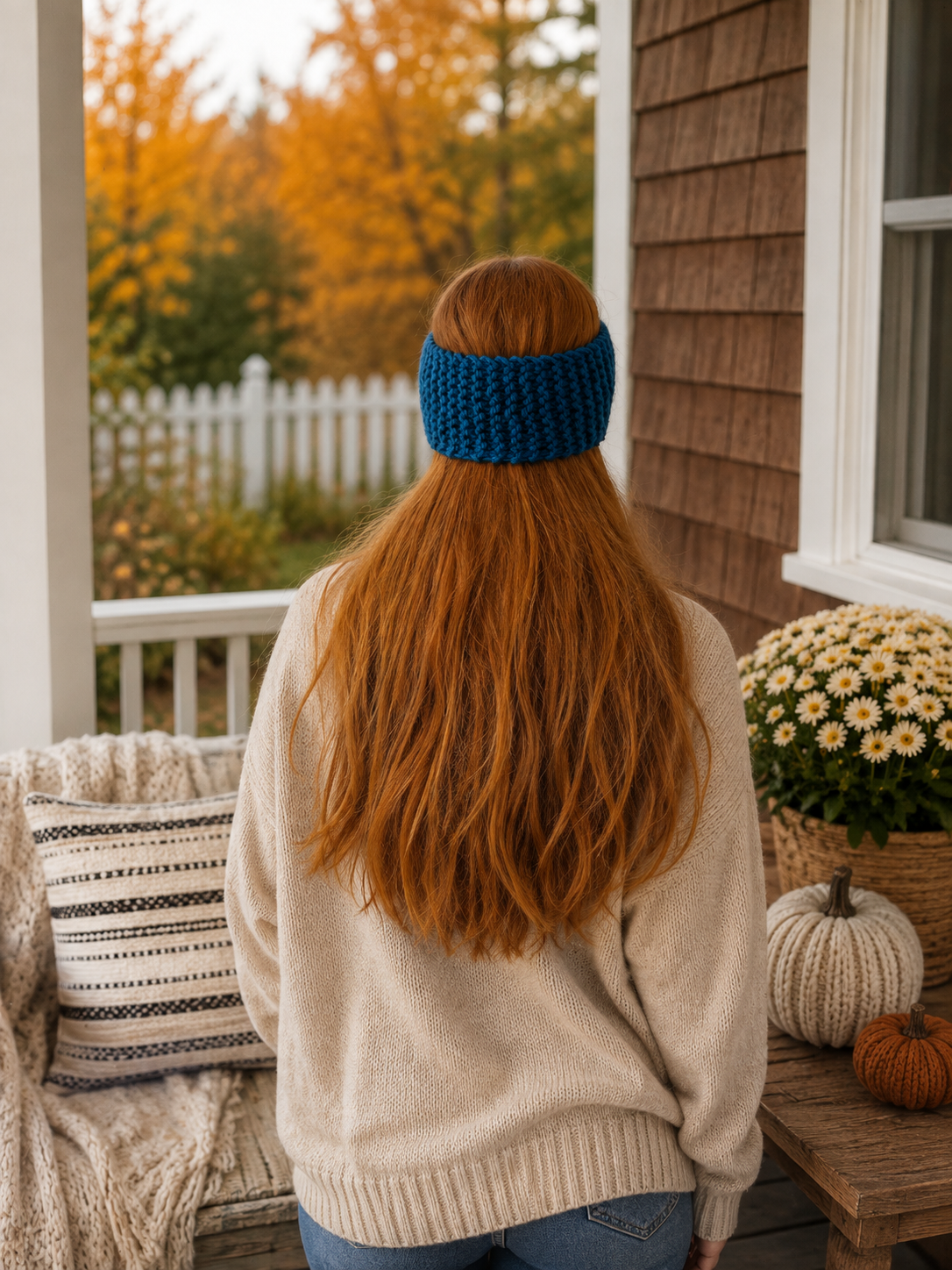 Super Bulky Garter Stitch Headband Knitting Pattern