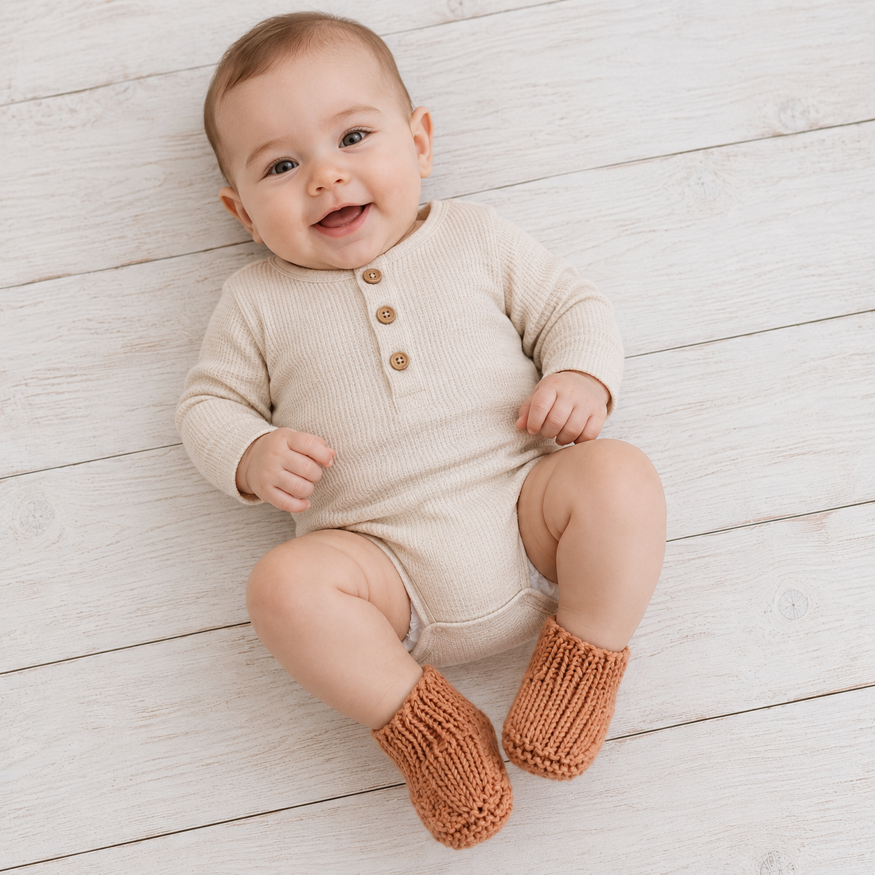 Easy Baby Booties Knitting Pattern