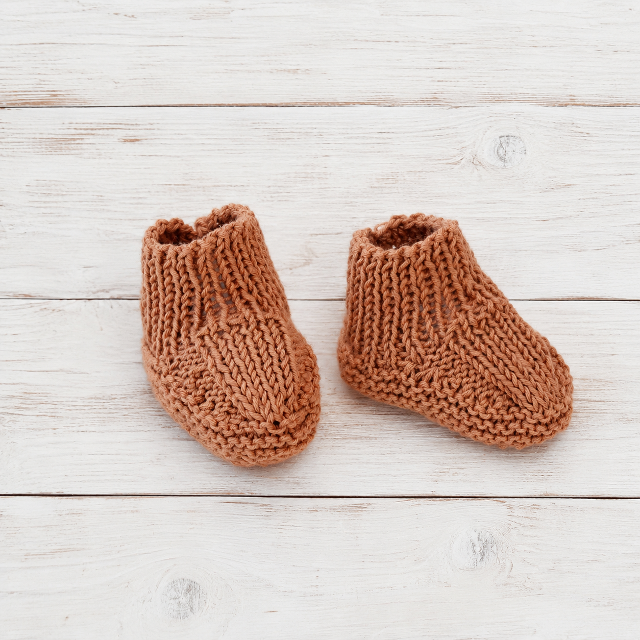 Easy Baby Booties Knitting Pattern