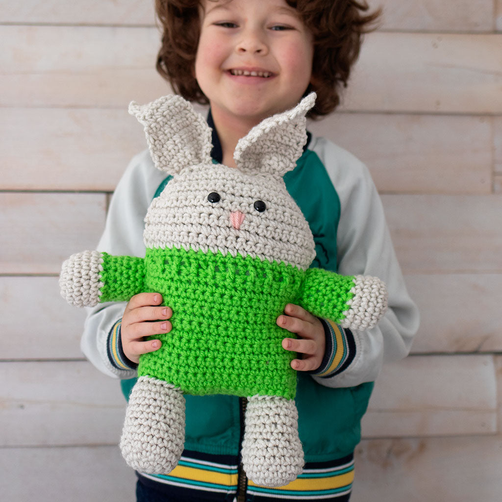 Easy Crochet Plush Bunny Pattern – Gina Michele Knitting