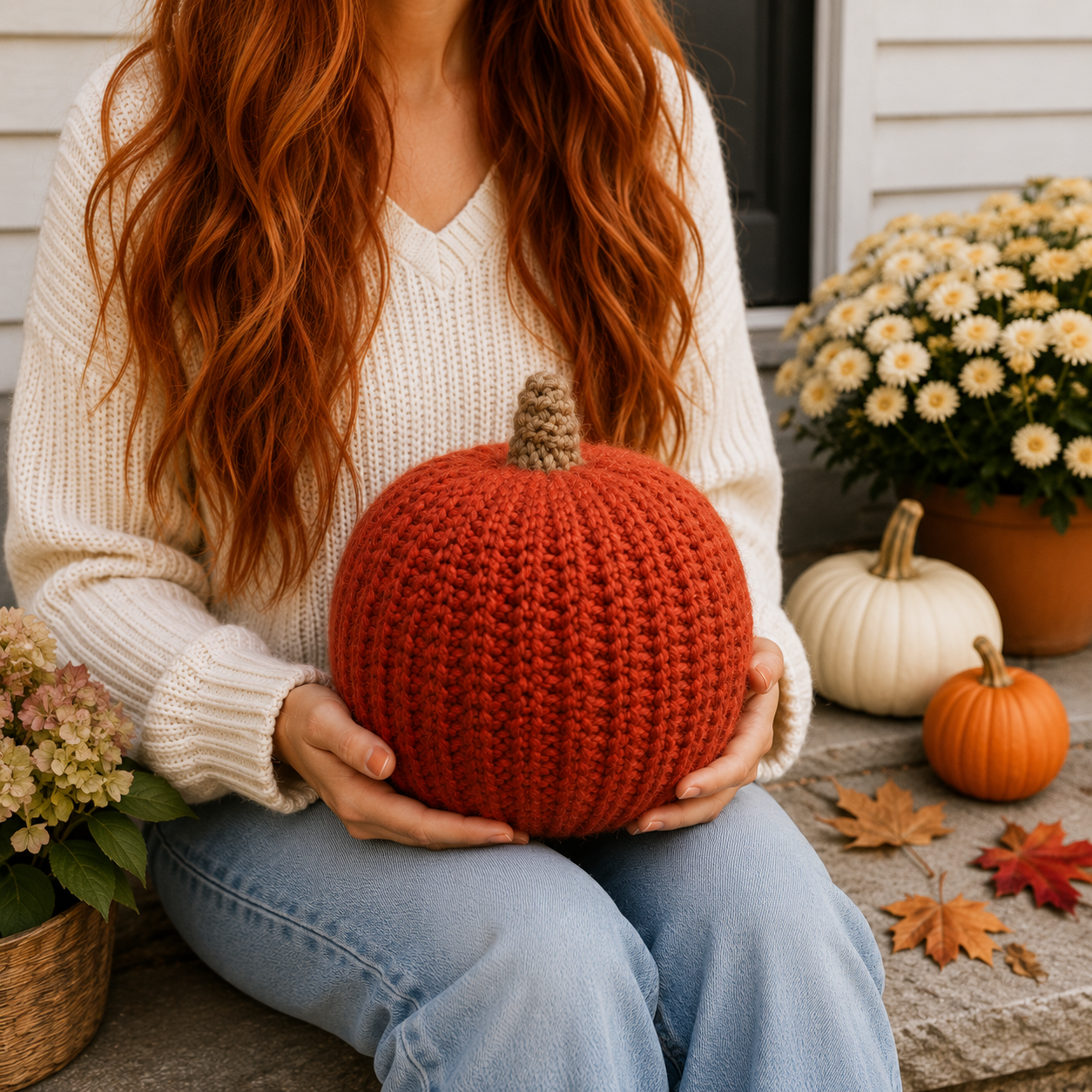 Easy Jumbo Pumpkin Crochet Pattern