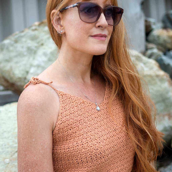 Easy Cropped Tank Crochet Pattern