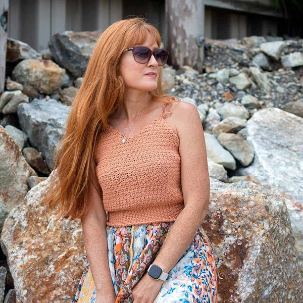 Easy Cropped Tank Crochet Pattern