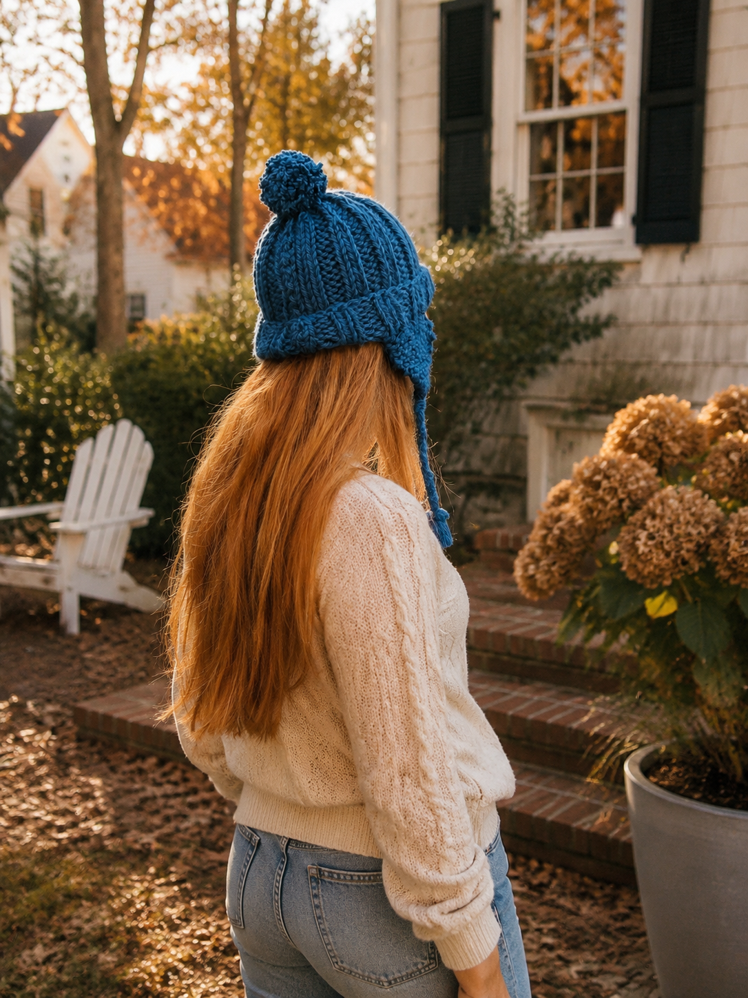 Easy Ear Flap Hat Knitting Pattern