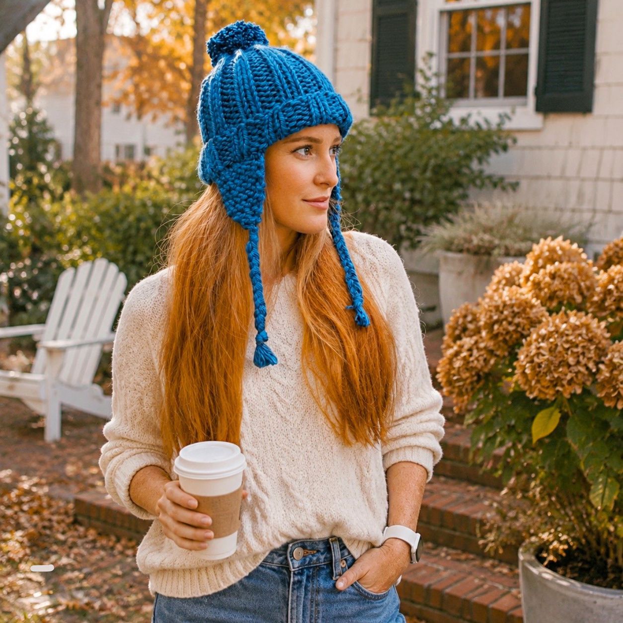 Easy Ear Flap Hat Knitting Pattern