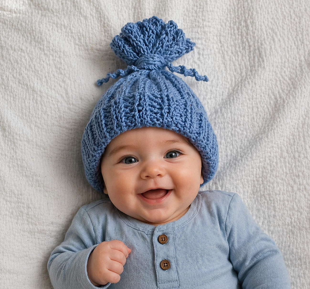 Easiest Baby Hat Knitting Pattern