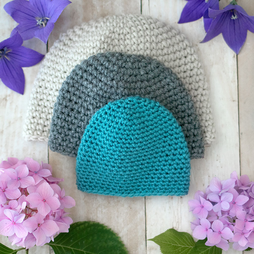Beginner Baby Hat Crochet Pattern – Gina Michele Knitting