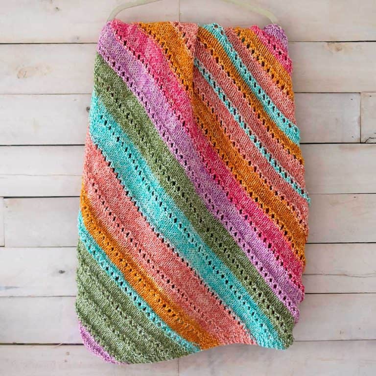 Diagonal Garter Stitch Diagonal Scarf Knitting Pattern Free