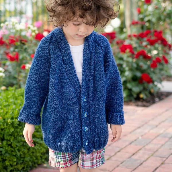 Easy Kids Cardigan Knitting Pattern