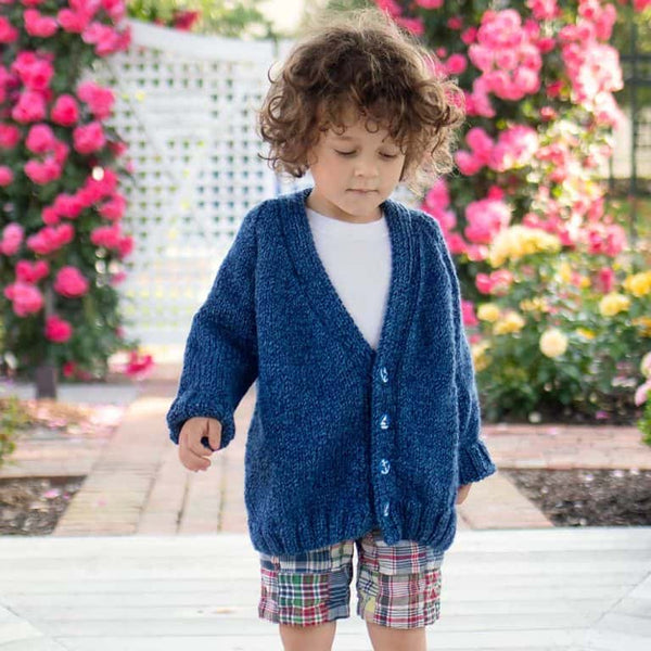 Easy Kids Cardigan Knitting Pattern