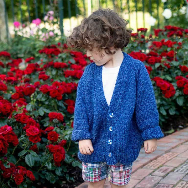 Easy Kids Cardigan Knitting Pattern