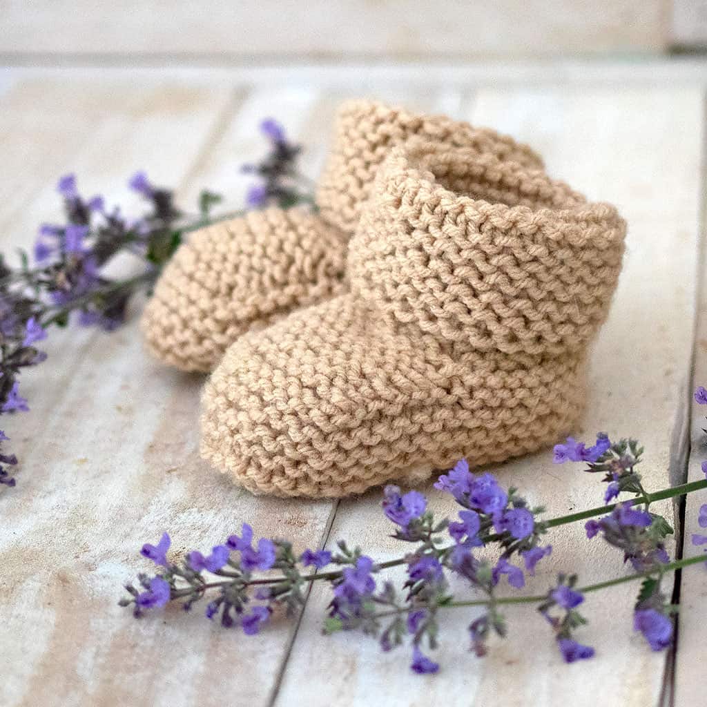 Basic Garter Stitch Booties