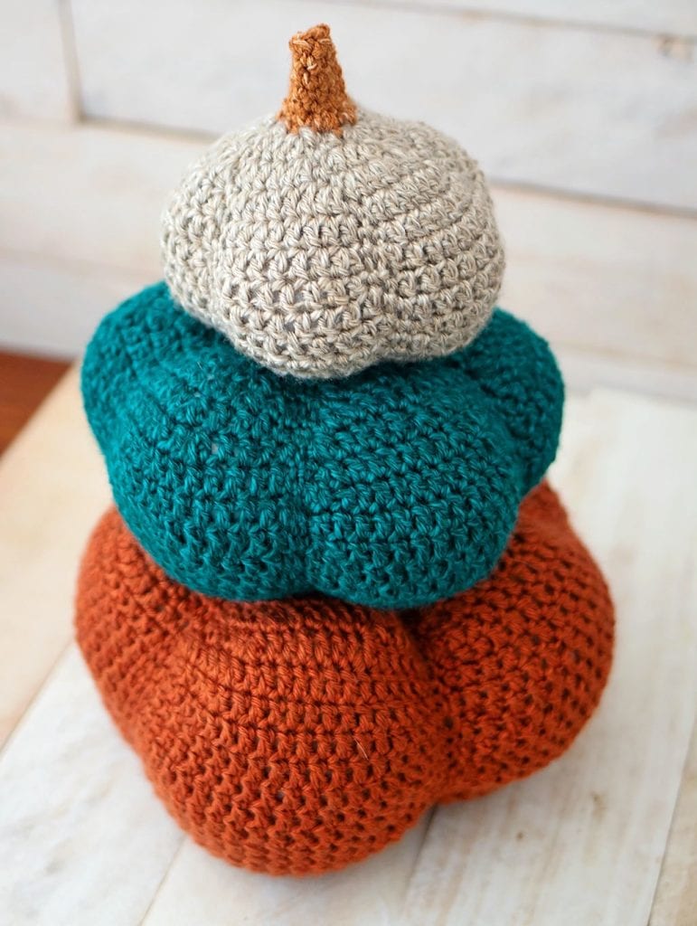 Easy Pumpkin Topiary Crochet Pattern