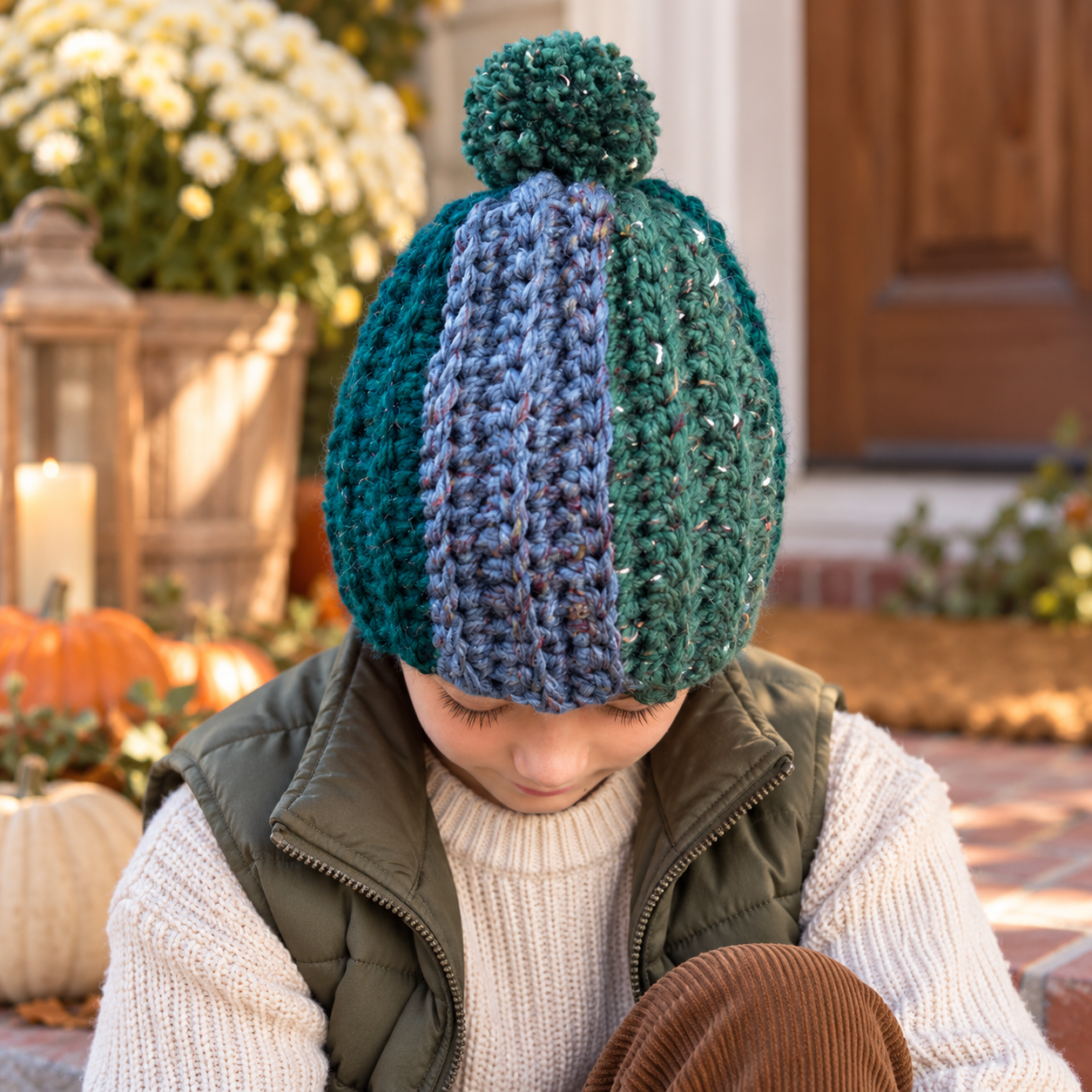 Easy Kids Bulky Hat Crochet Pattern