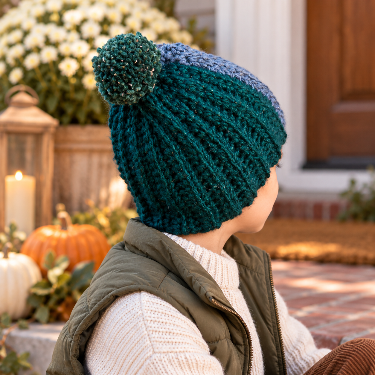 Easy Kids Bulky Hat Crochet Pattern