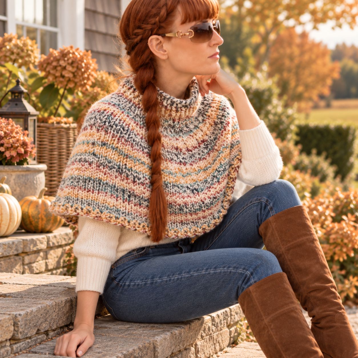 Easy Knit Cape Pattern