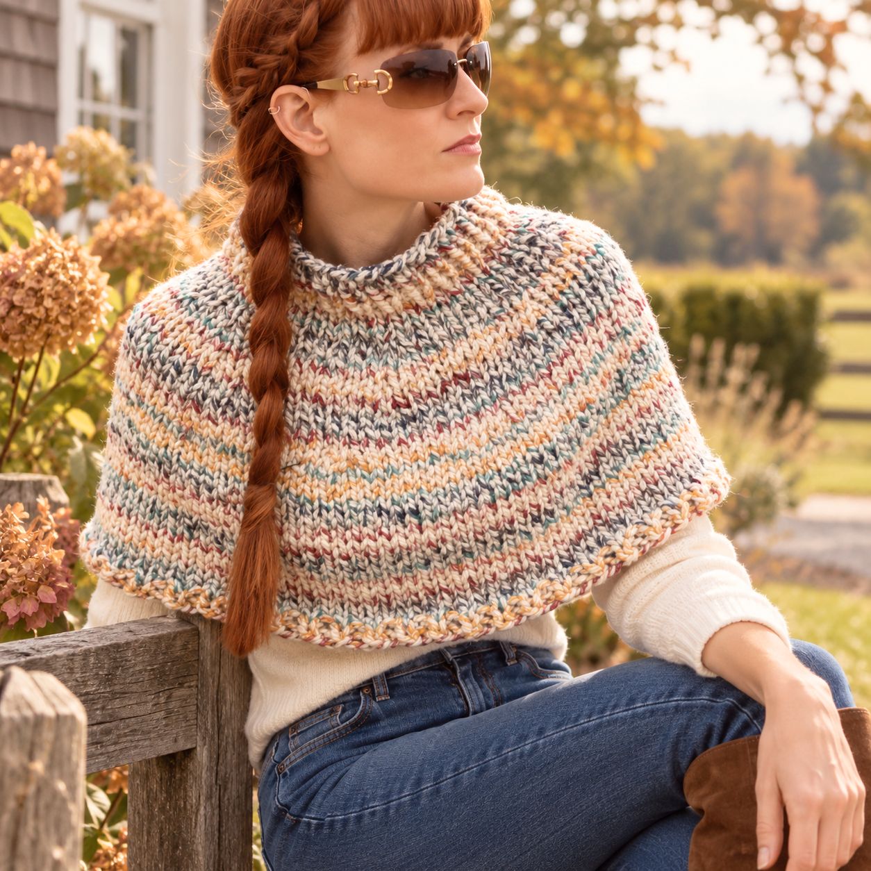 Easy Knit Cape Pattern