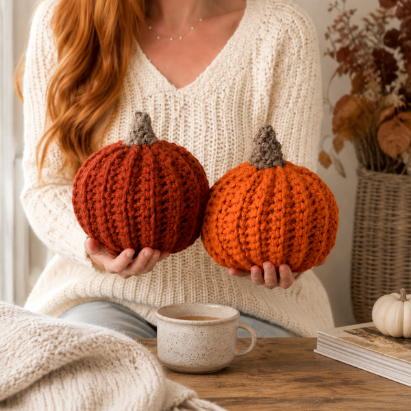 Easy Large Crochet Pumpkin Pattern