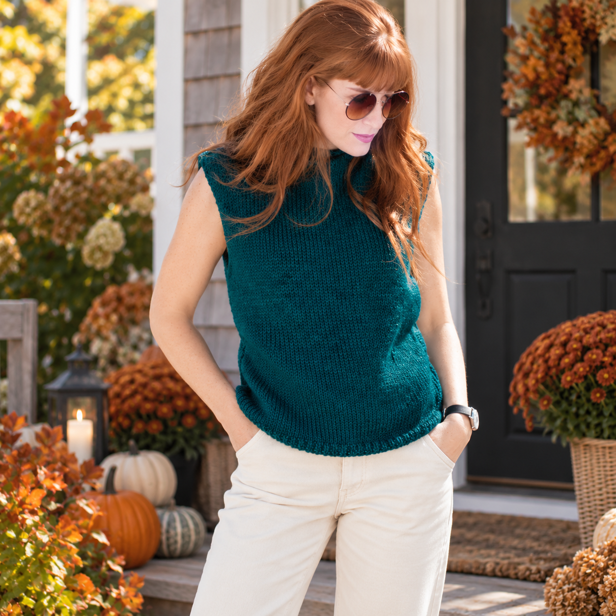 Easy Women’s Tank Knitting Pattern