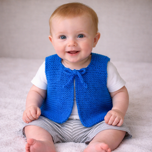 Easy Baby Vest Knitting Pattern