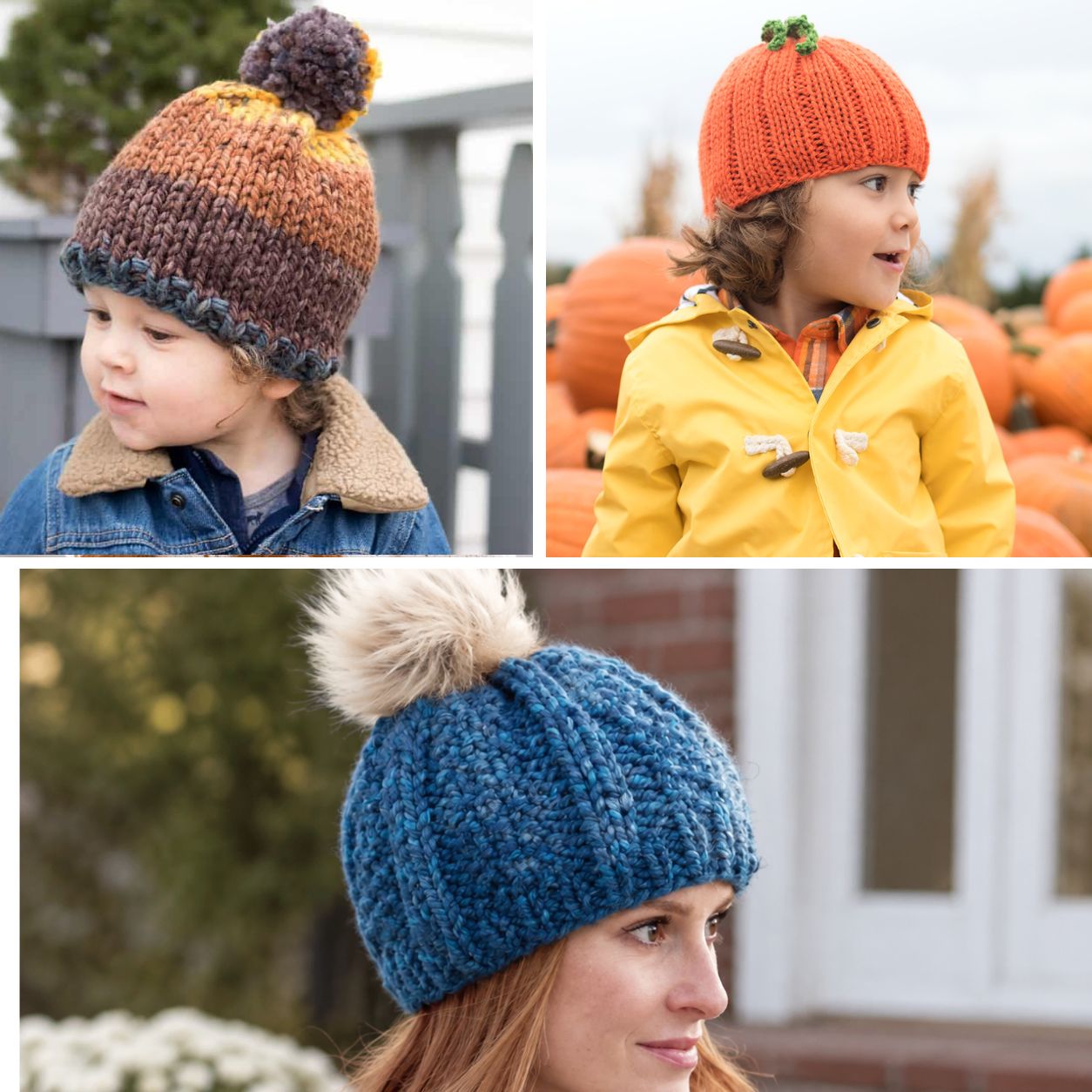 11 Cozy Fall Hat Knitting Patterns Bundle ($37.25 value!)