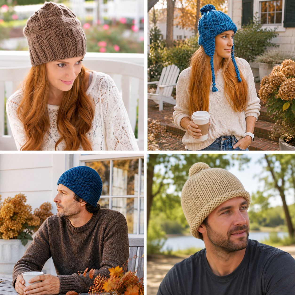11 Cozy Fall Hat Knitting Patterns Bundle ($37.25 value!)