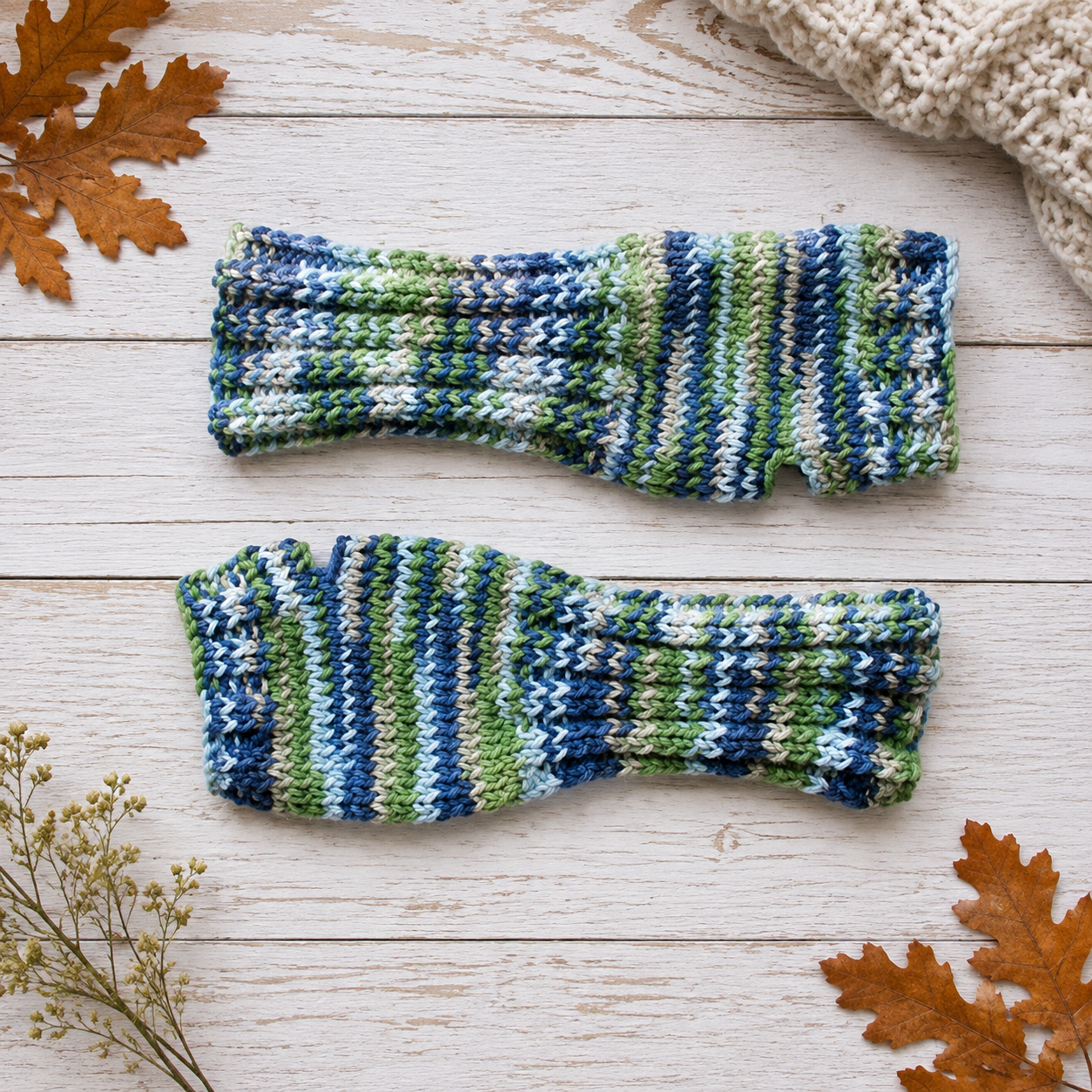 Easy Fingerless Gloves Knitting Pattern