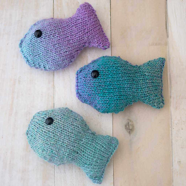 Flat Knit Plush Fish