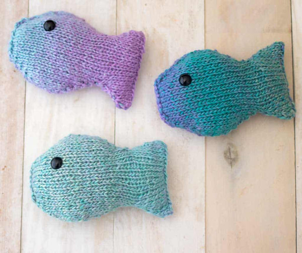 Flat Knit Plush Fish