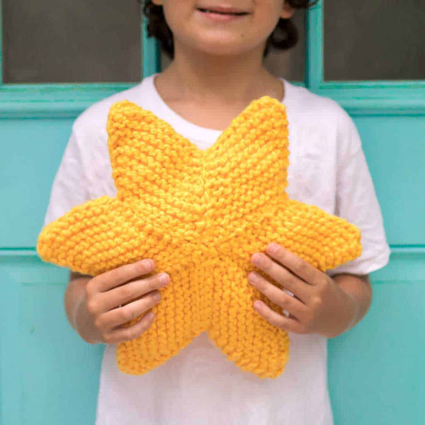 Flat Knit Plush Star