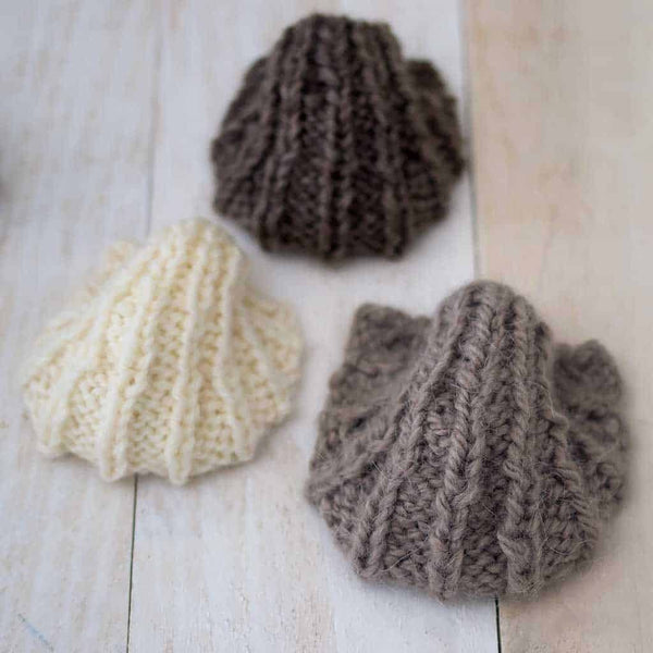 Flat Knit Seashell Knitting Pattern
