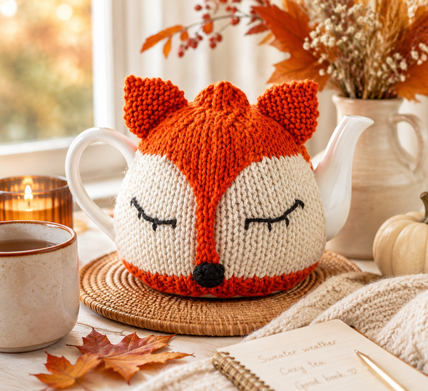 Fox Tea Cosy Knitting Pattern