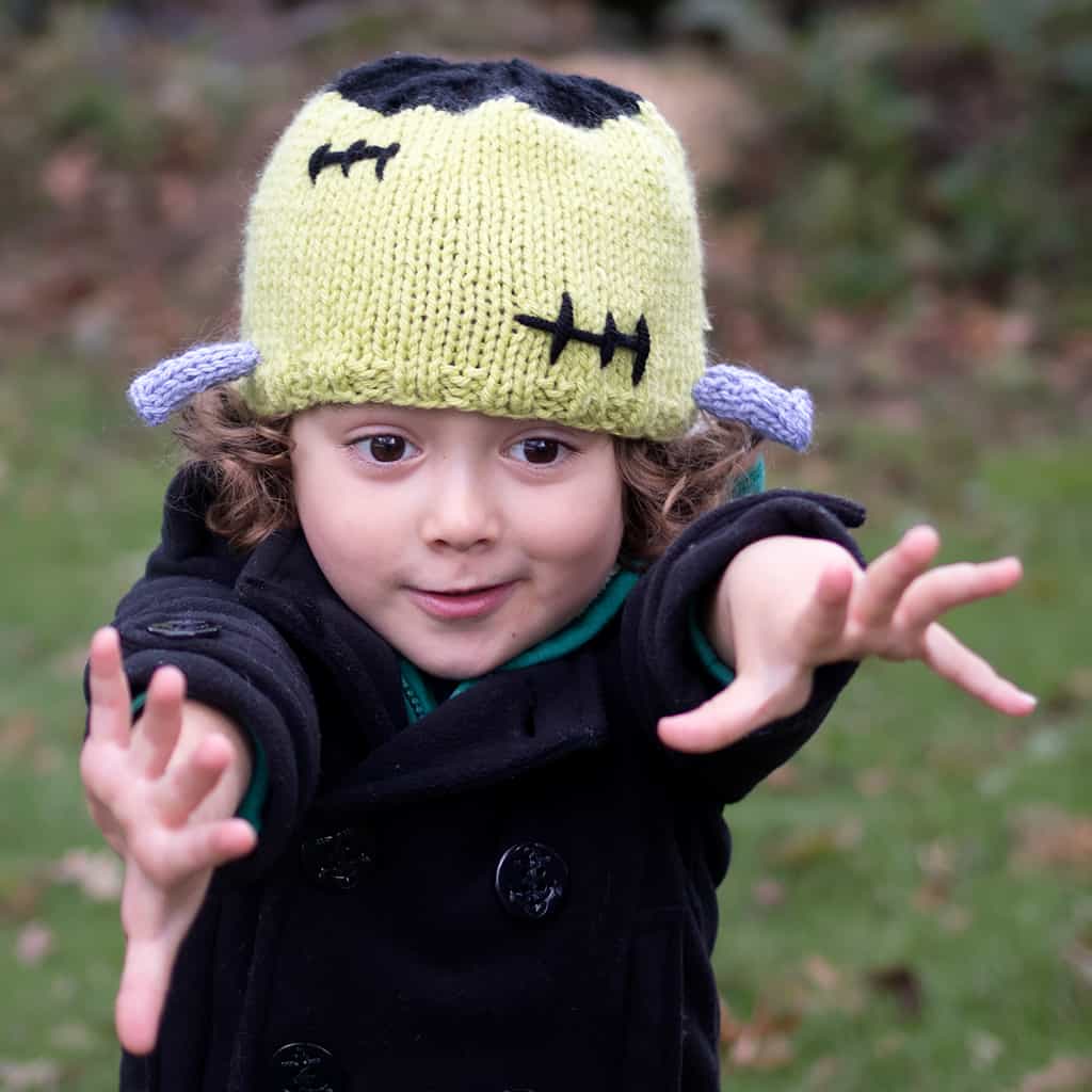 Frankenstein Hat Knitting Pattern
