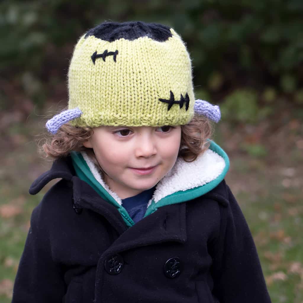Frankenstein Hat Knitting Pattern