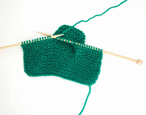 Garter Stitch Baby Booties Knitting Pattern