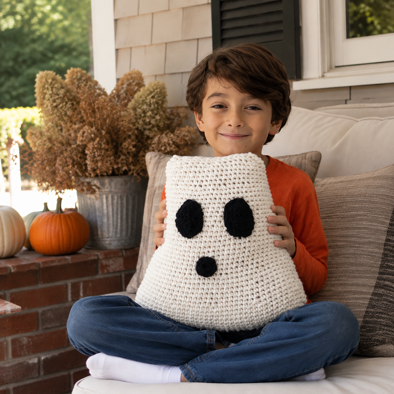 Ghost Pillow Crochet Pattern