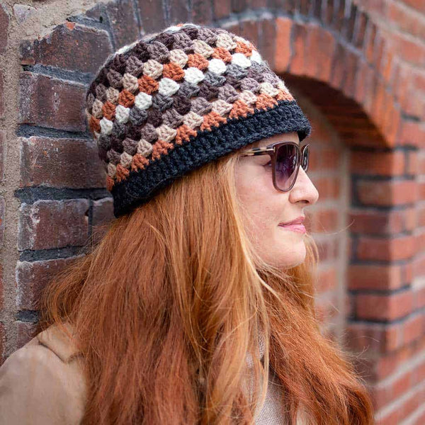 Granny Stripe Hat Crochet Pattern