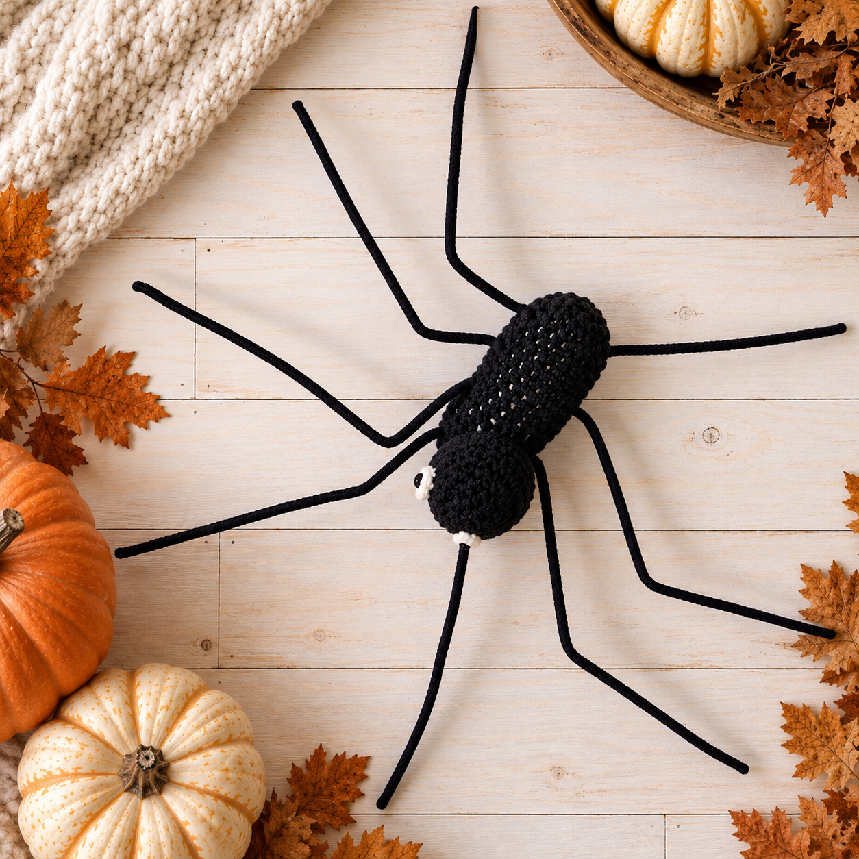 Easy Halloween Spiders Crochet Pattern