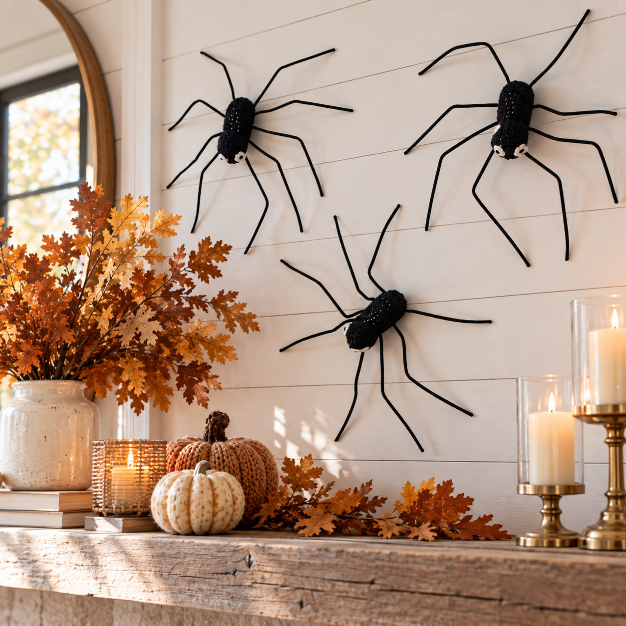 Easy Halloween Spiders Crochet Pattern