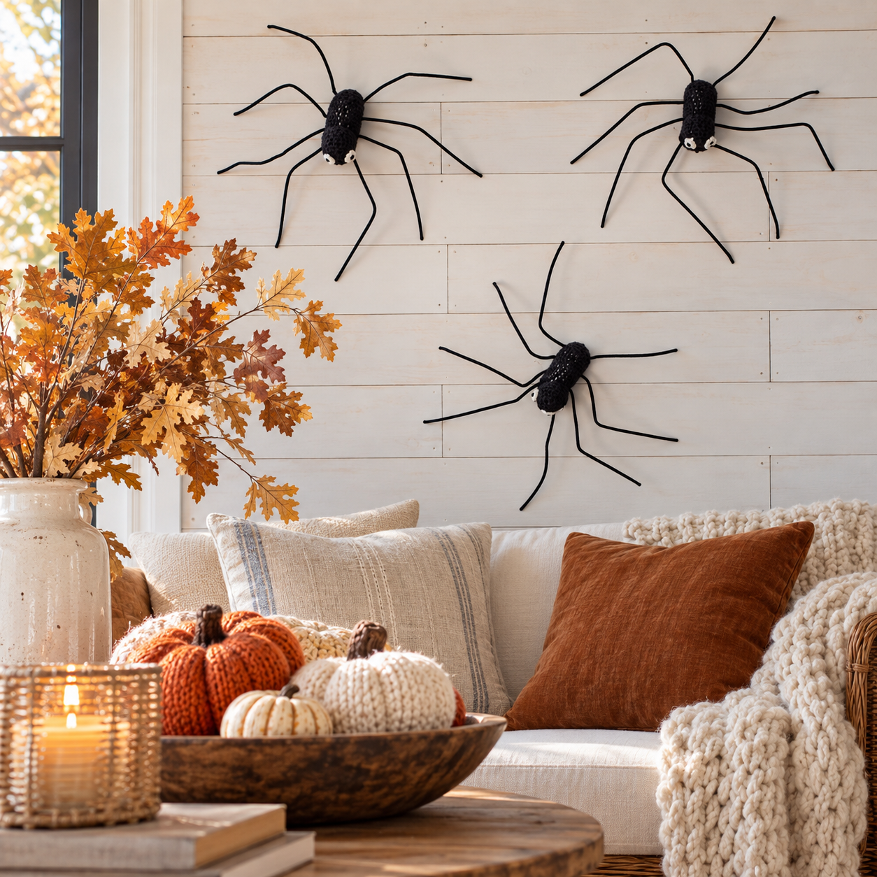 Easy Halloween Spiders Crochet Pattern