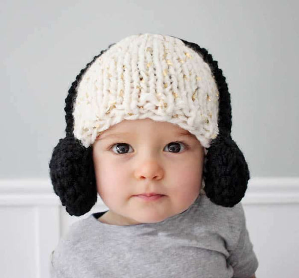 Baby Headphone Hat Knitting Pattern